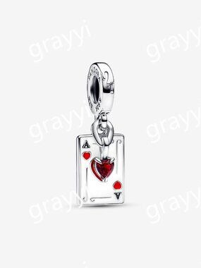 Pandora Disney Villains Queen of Hearts Double Dangle Charm